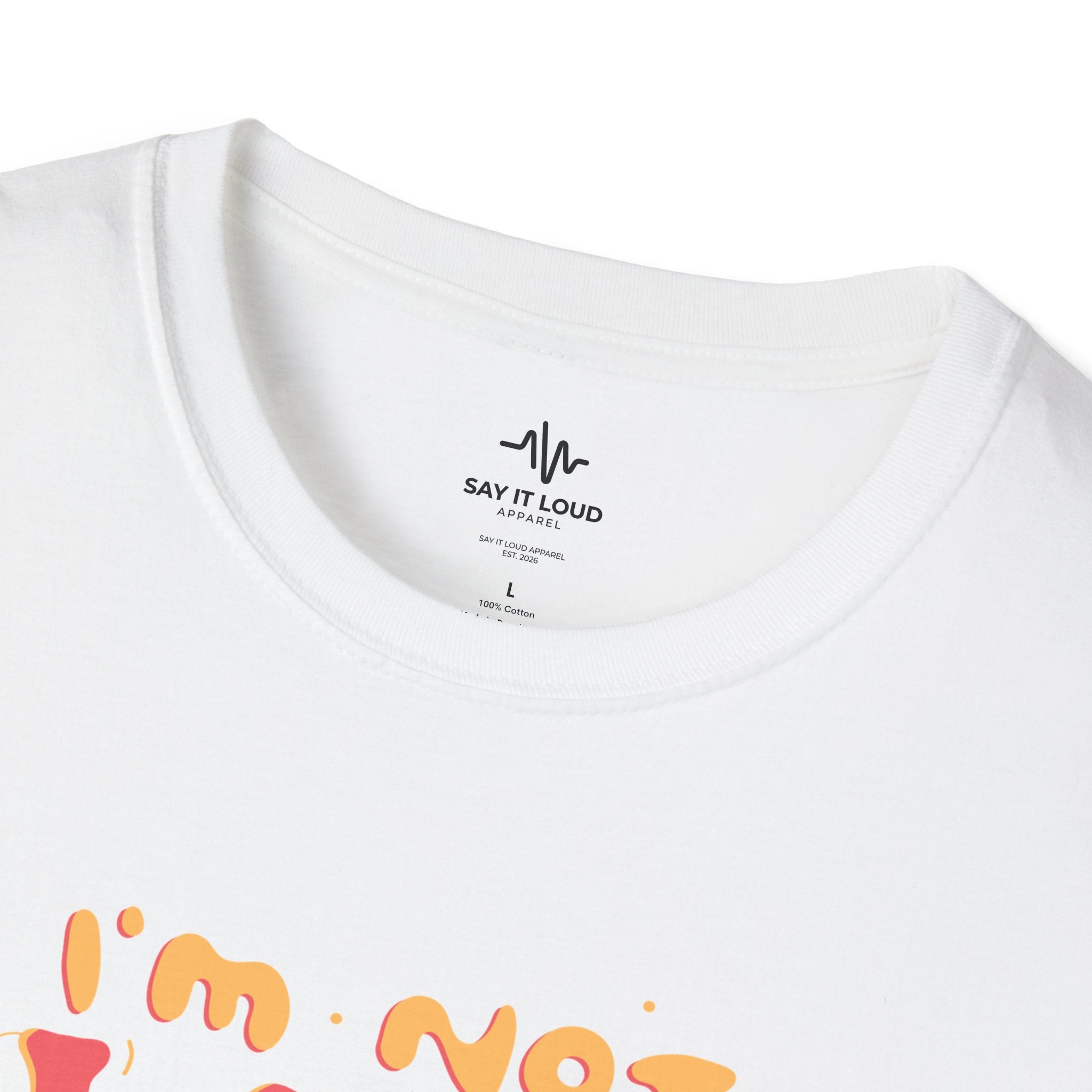 Energy Saving Mode T-Shirt — "I'm Not Lazy" Graphic Tee