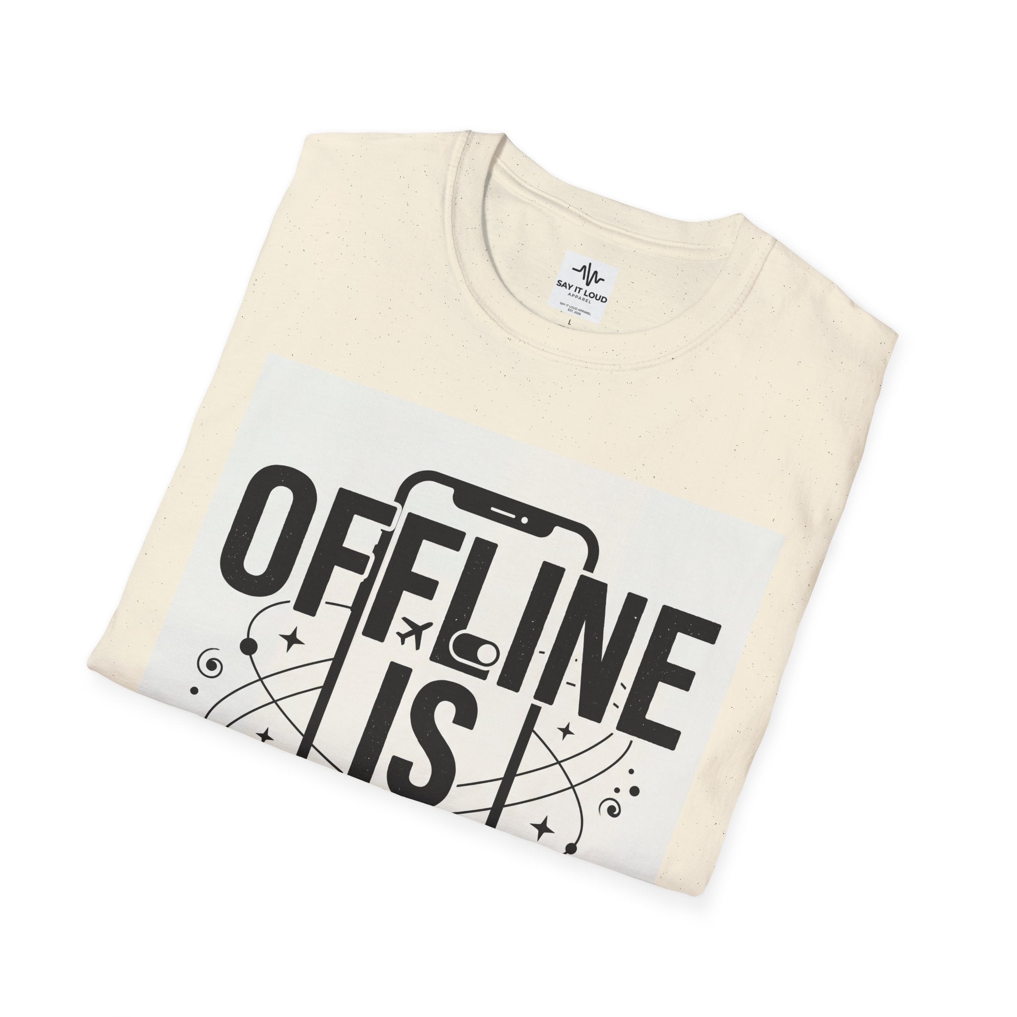Offline Is Luxury T-Shirt — Disconnect to Reconnect Tee