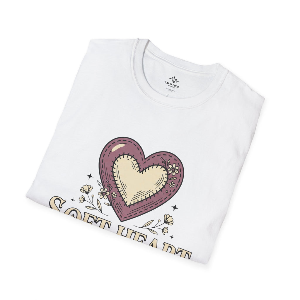 Soft Heart Strong Boundaries T-Shirt – Inspirational Heart Graphic Tee