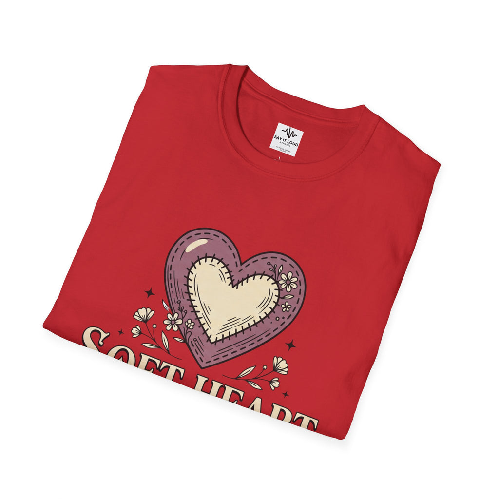 Soft Heart Strong Boundaries T-Shirt – Inspirational Heart Graphic Tee