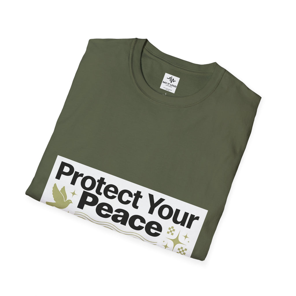 Protect Your Peace T-Shirt — "Boundaries Look Good on You" Inspirational Tee