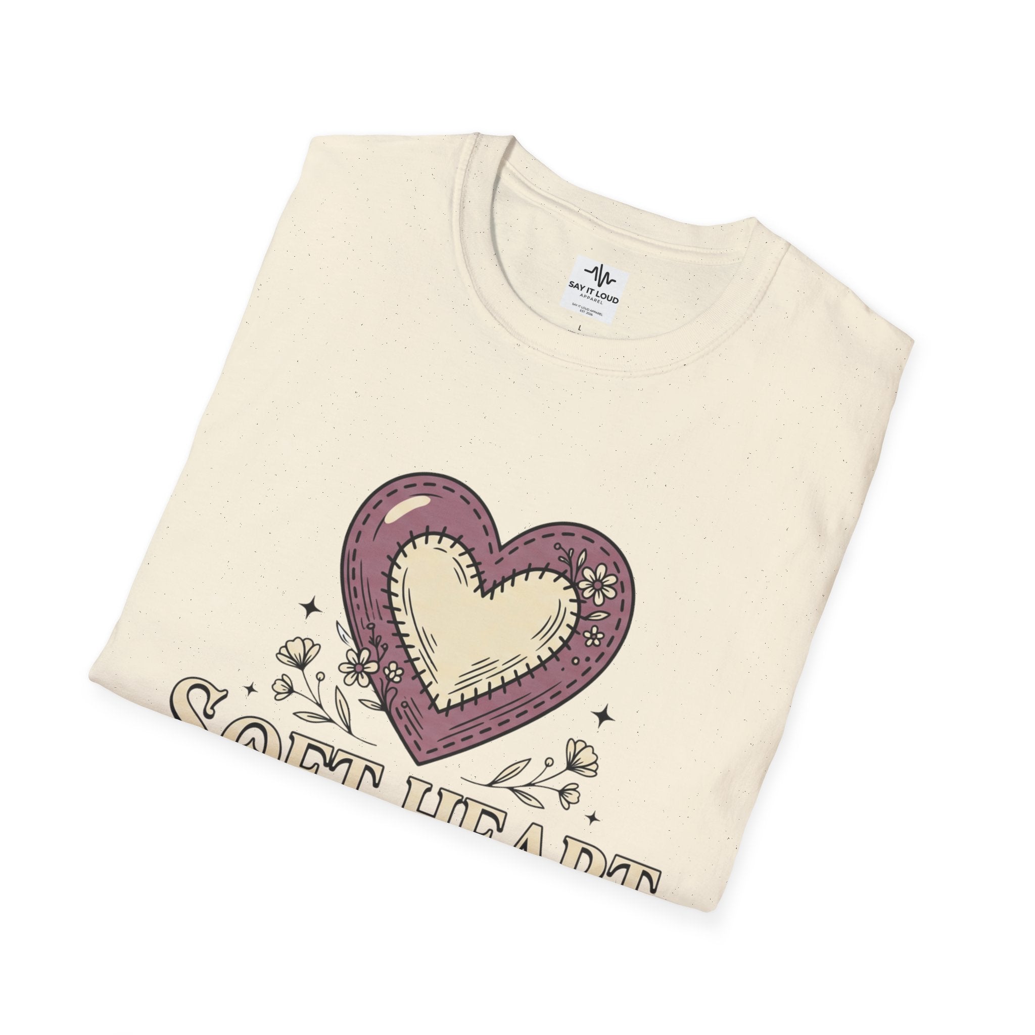 Soft Heart Strong Boundaries T-Shirt – Inspirational Heart Graphic Tee