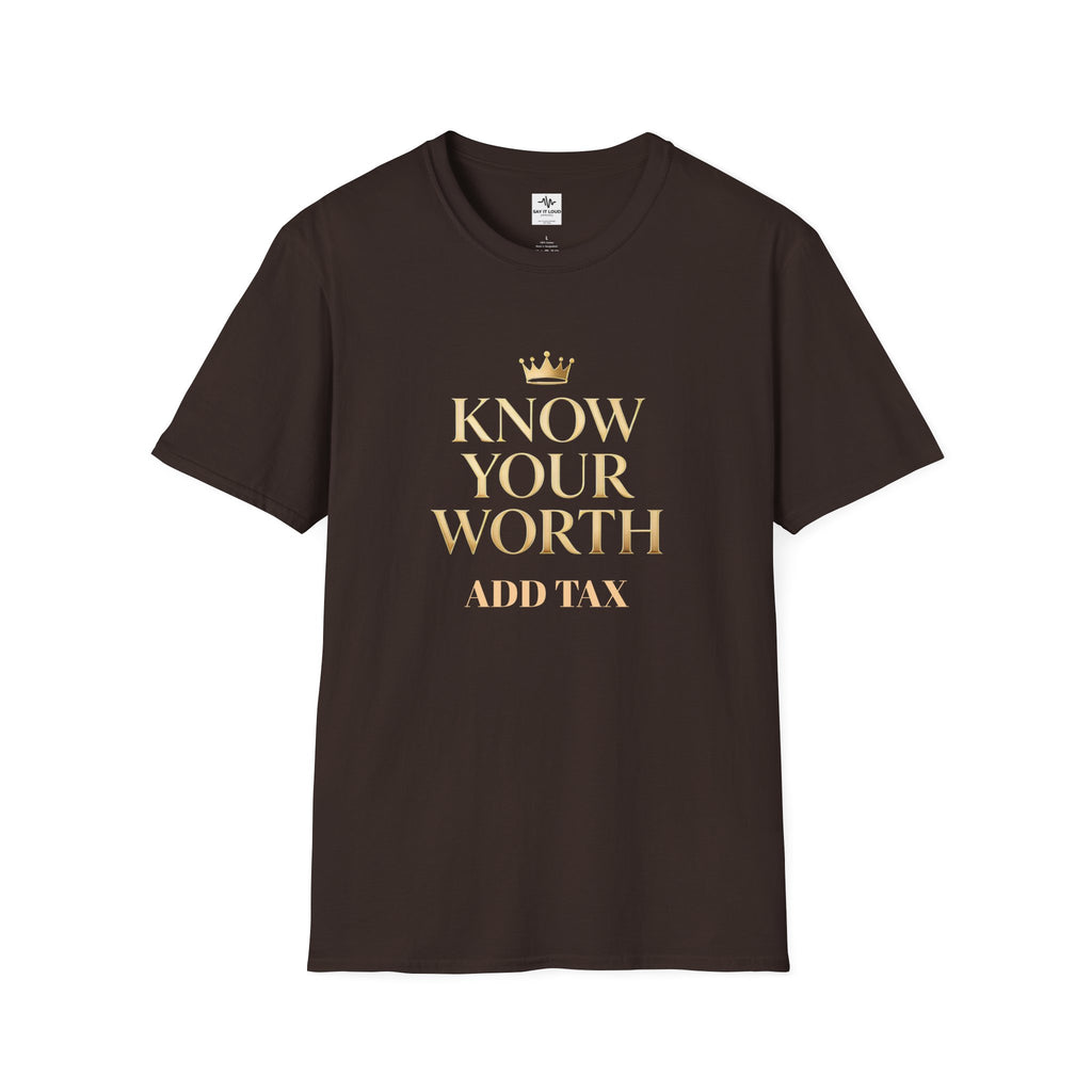 Know Your Worth Tee – Confidence Statement Shirt