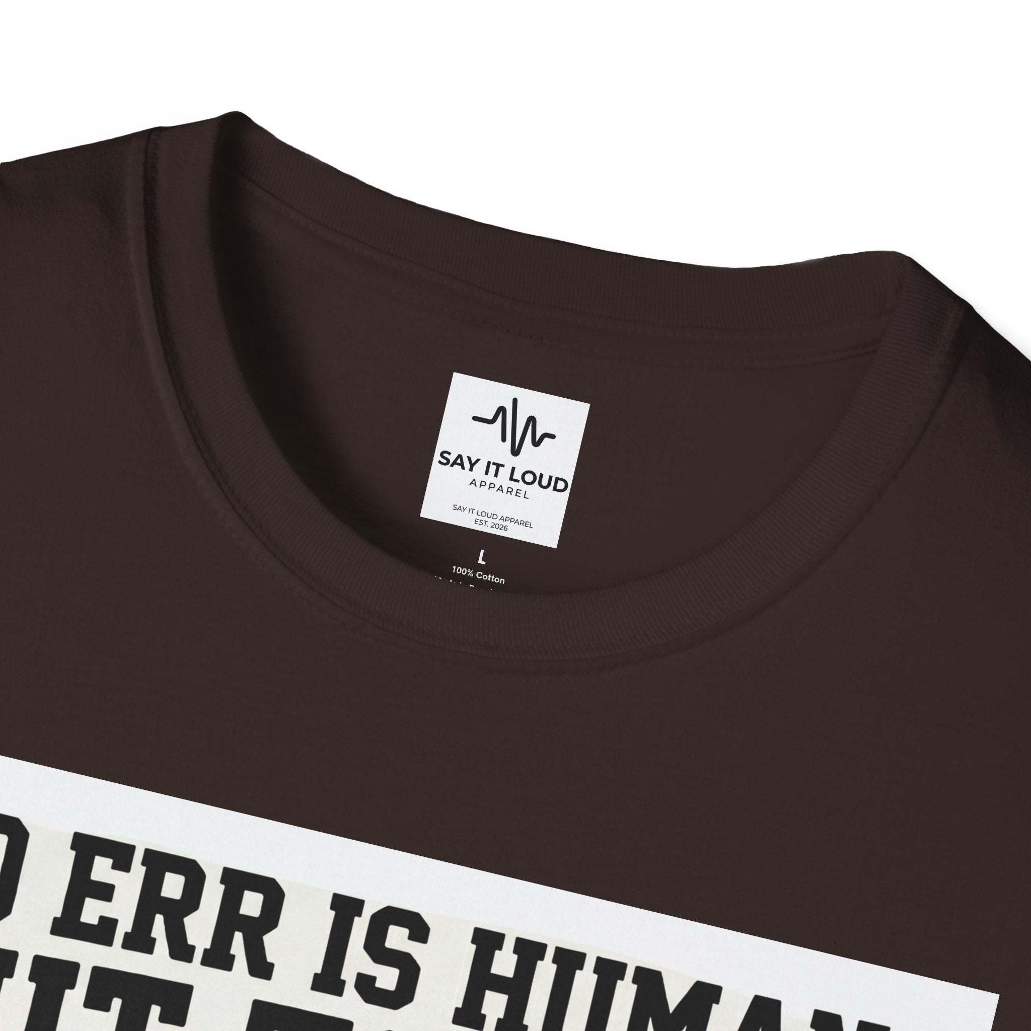 Pirate Skull T-Shirt — "To Err is Human But to Arr Is Pirate" Graphic Tee