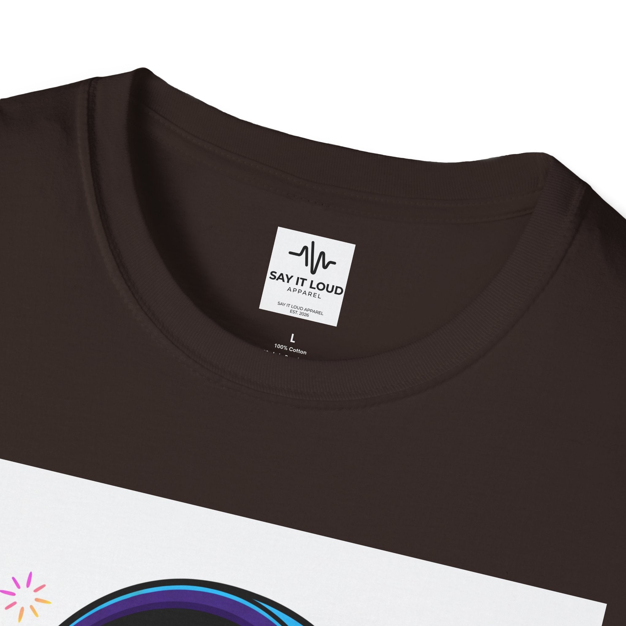 Music On World Off T-Shirt — "Tune in. Zone out." Headphones Graphic Tee