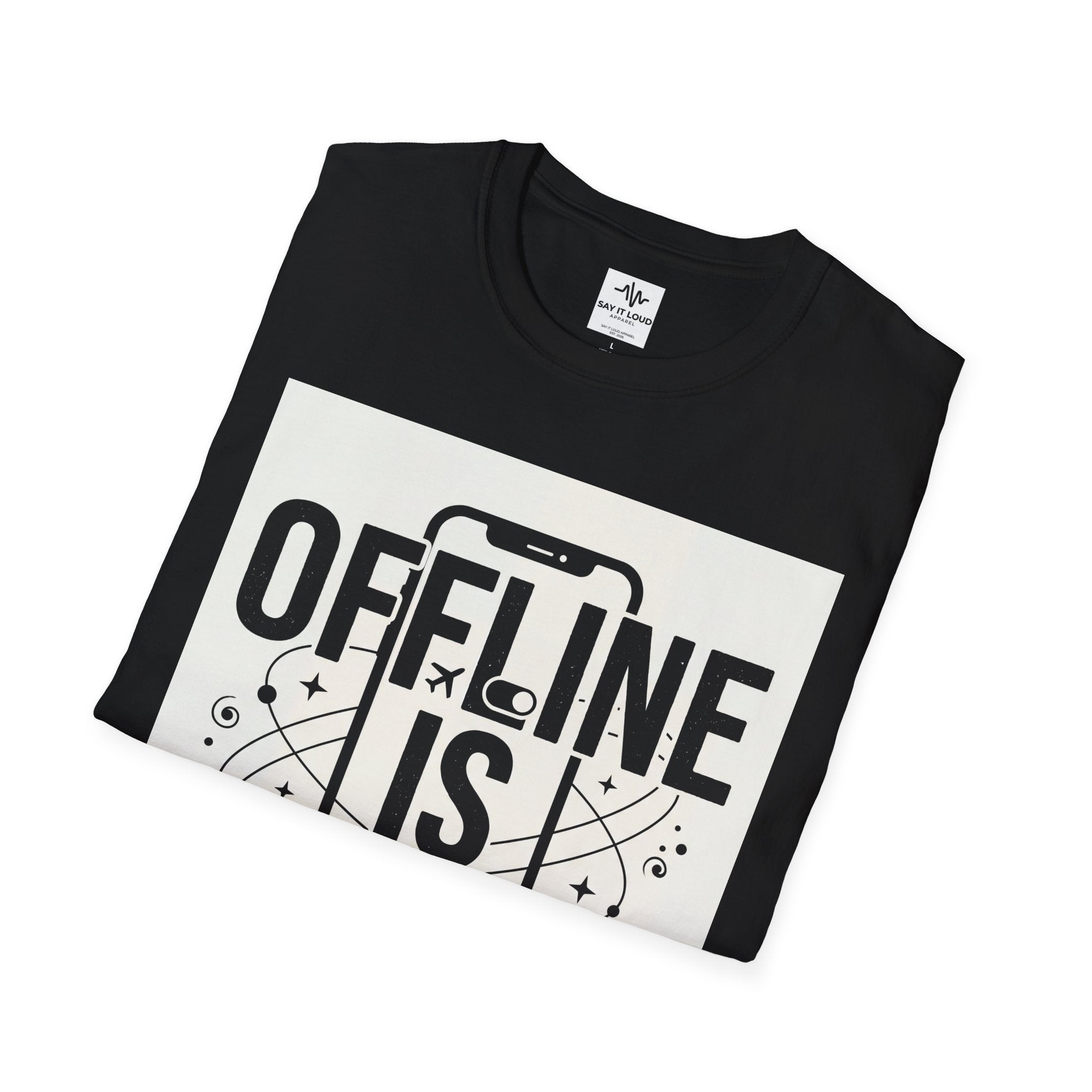 Offline Is Luxury T-Shirt — Disconnect to Reconnect Tee