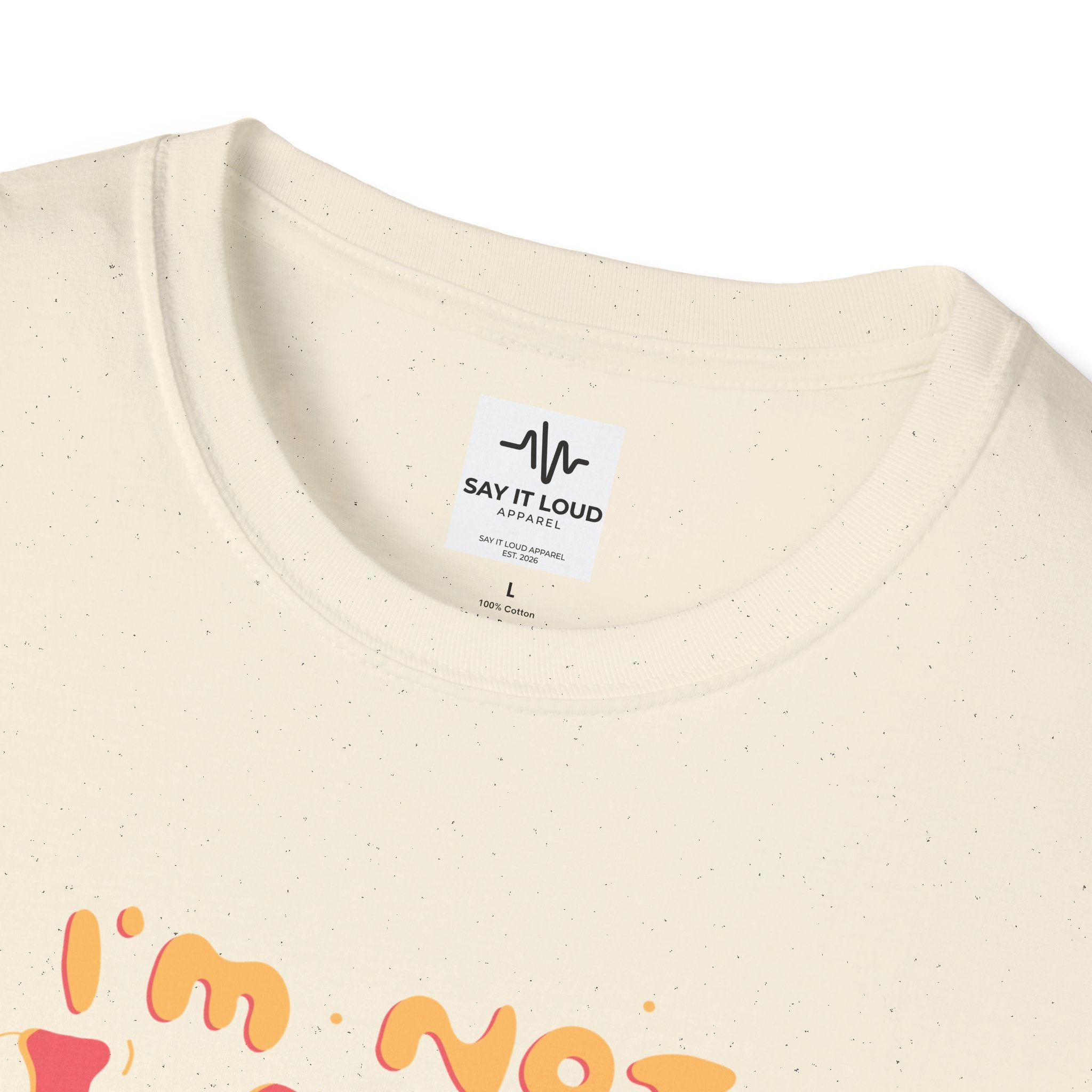 Energy Saving Mode T-Shirt — "I'm Not Lazy" Graphic Tee